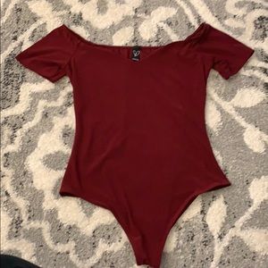 Windsor Burgundy Body Suit.